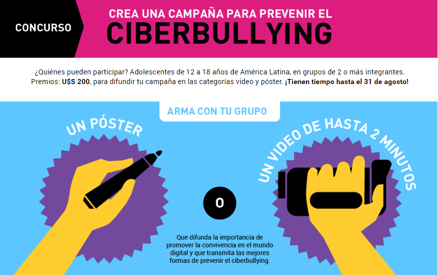 Crea una campaña para prevenir el ciberbullying